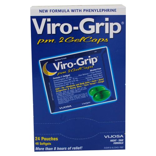 Antigripal Laboratorios Vijosa S Virogrip Pm 24 Sobres X 2 Gelcaps - Precio Indicado Por Sobre -