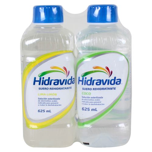 2 Pack Hidravida Surtido Lima Coco 625ml