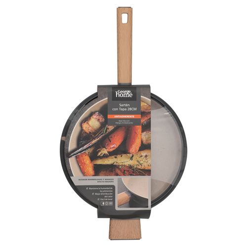 Jumbo Cooker George Home Aluminio Prensado 28cm