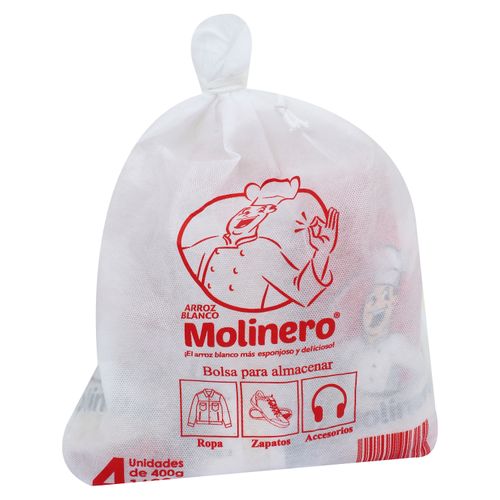 4Pack Arroz Molinero 400gr