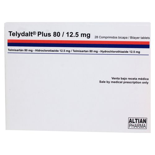 Telydalt Plus 80 12mg 28 Tabletas