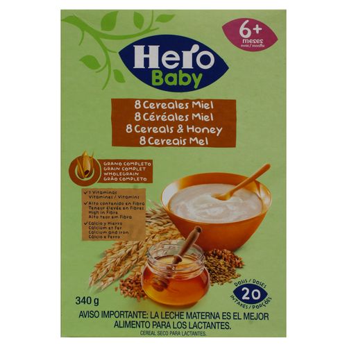 Cereal Hero Baby Miel Caja 340gr