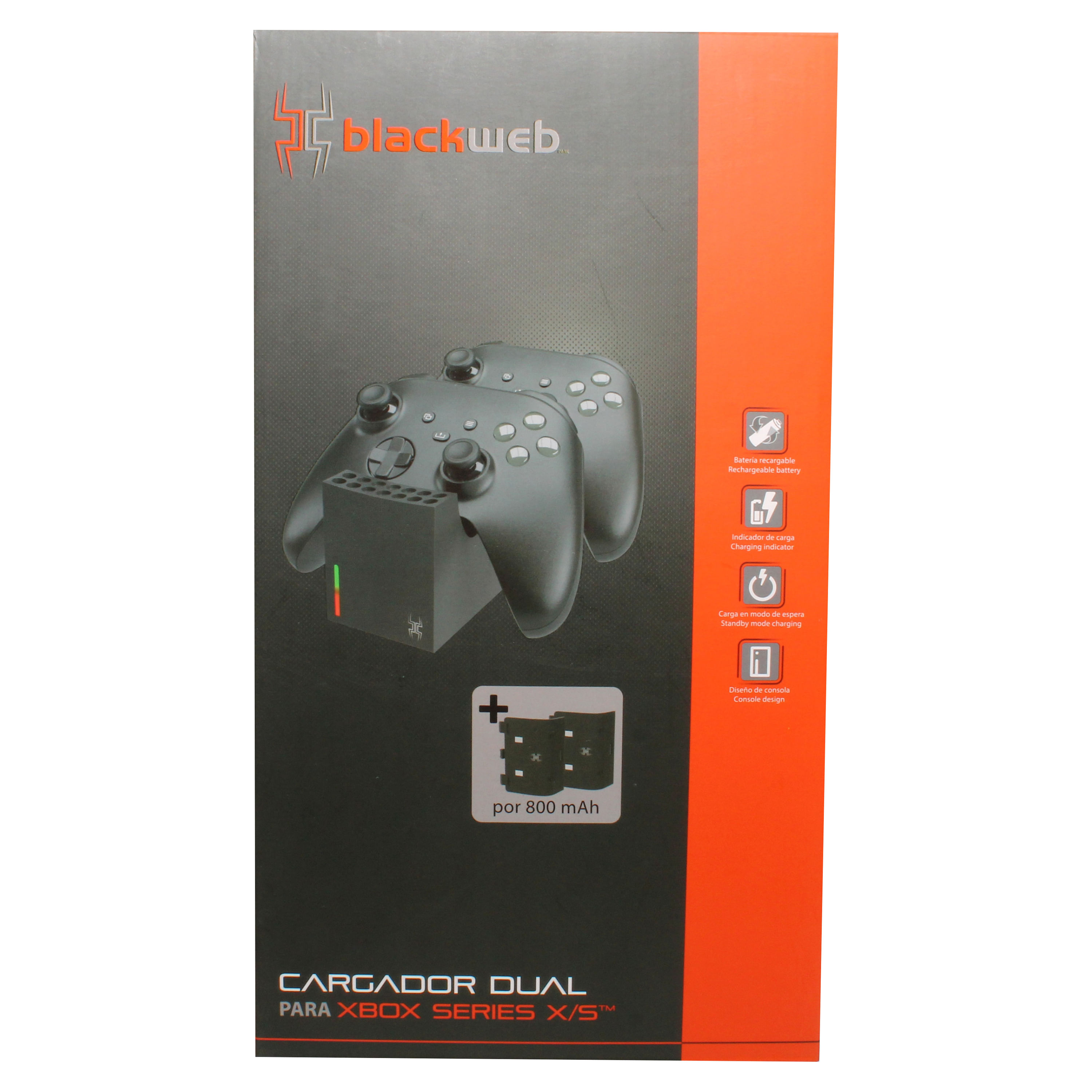 Comprar Blackweb Cargador Doble Xbox Series X S
