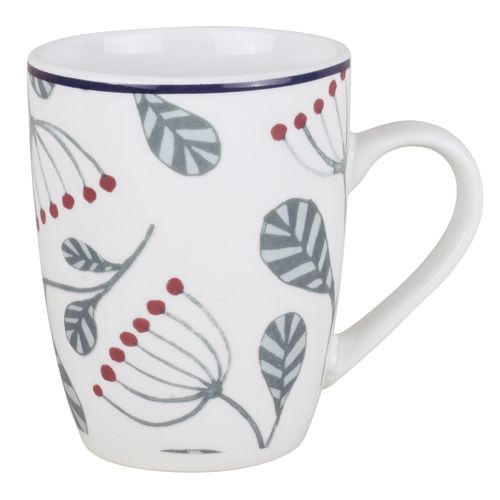 Taza Mainstays De Porcelana Decorada 12 Oz