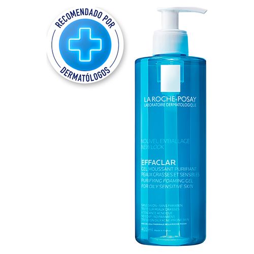 Gel Limpiador Facial La Roche Posay Purificante Effaclar Gel, Purificante No Reseca La Piel - 400ml