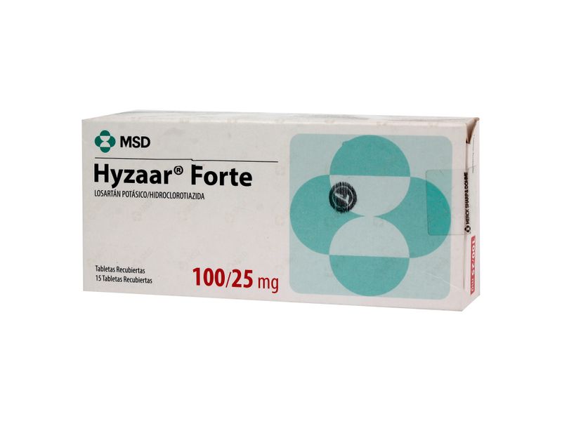 Hyzaar-Merck-Sharp-N-D-Fort-100-25Mg-15T-2-41255