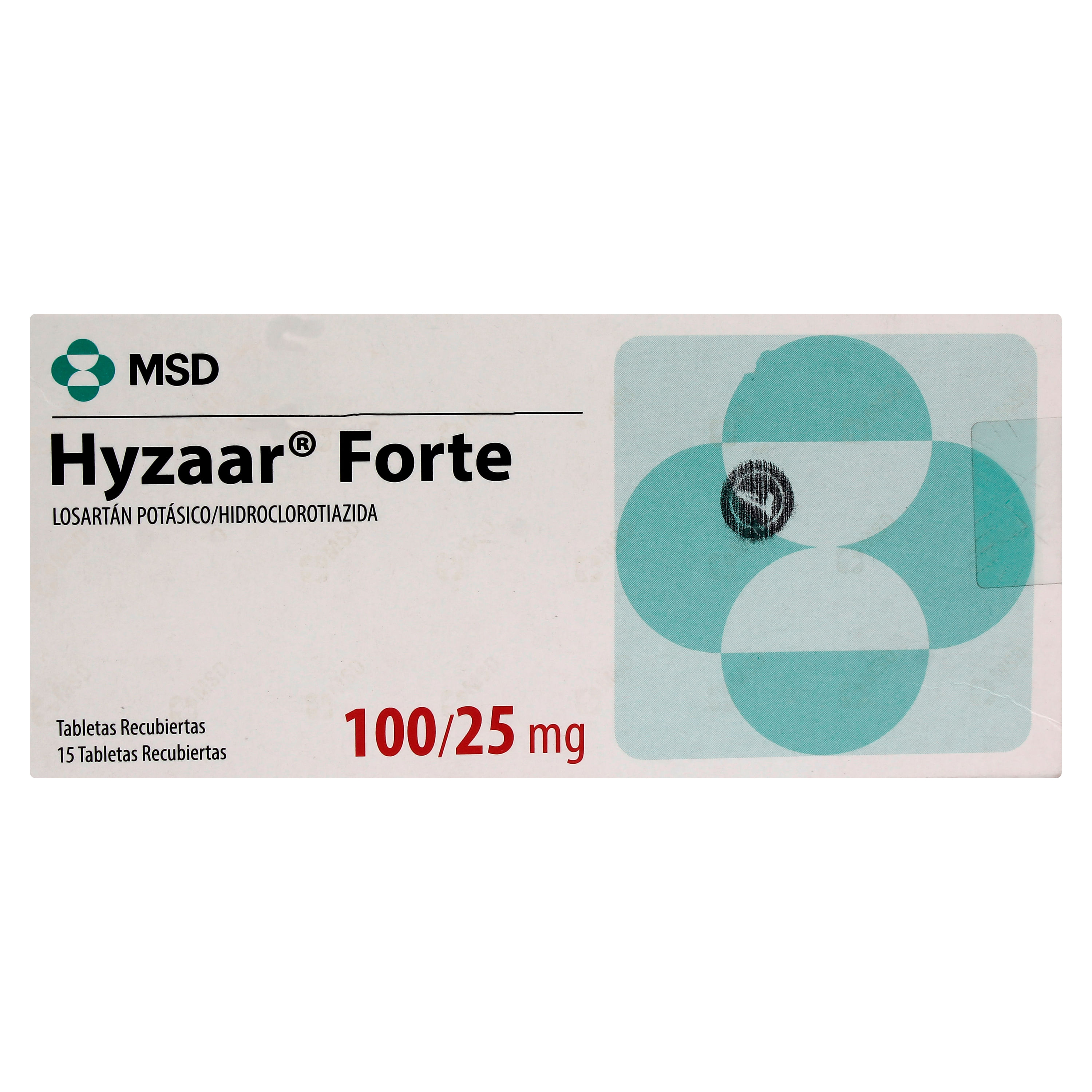 Hyzaar-Merck-Sharp-N-D-Fort-100-25Mg-15T-1-41255