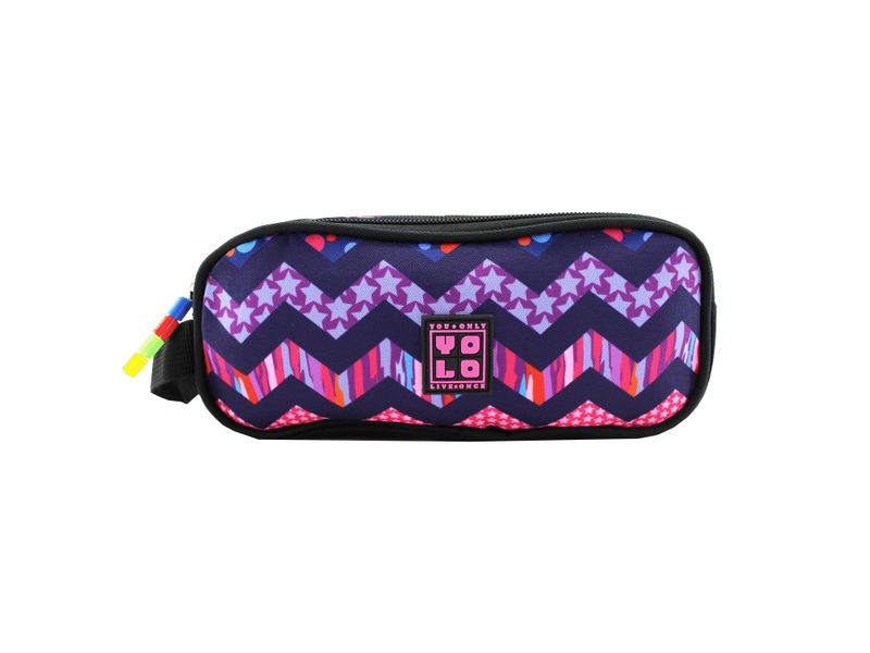 Cartuchera-Juvenil-Yolo-con-Doble-Compartimiento-Estampado-Color-Azul-con-Morado-5-55708