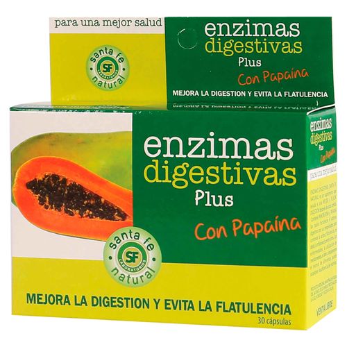 Enzimas Digestivas Santa Fe - 30 Cápsulas