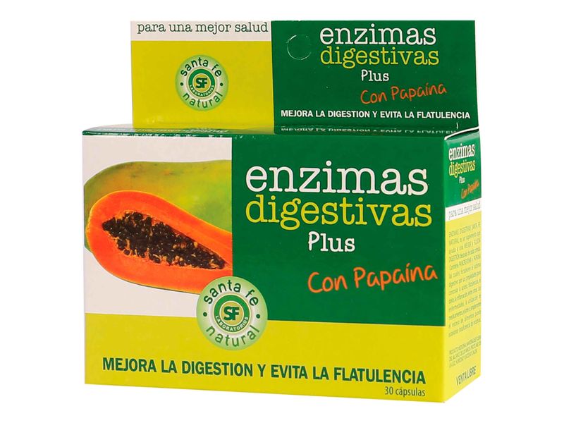 Comprar Enzimas Digestivas Santa Fe - 30 Cápsulas | Walmart Guatemala