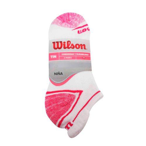 Pack 3 Tin Wilson Niña Blanco Med Afelpado B7017