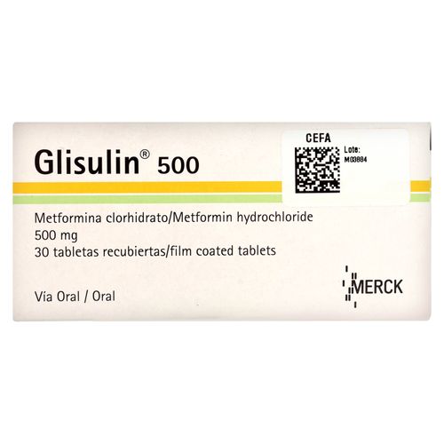 Glisulin 500 Mg X30 Tab