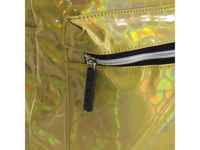Mochila-Juvenil-Yolo-con-Compartimiento-Principal-y-Bolsillo-Peque-o-al-Frente-Color-Dorado-2-55688