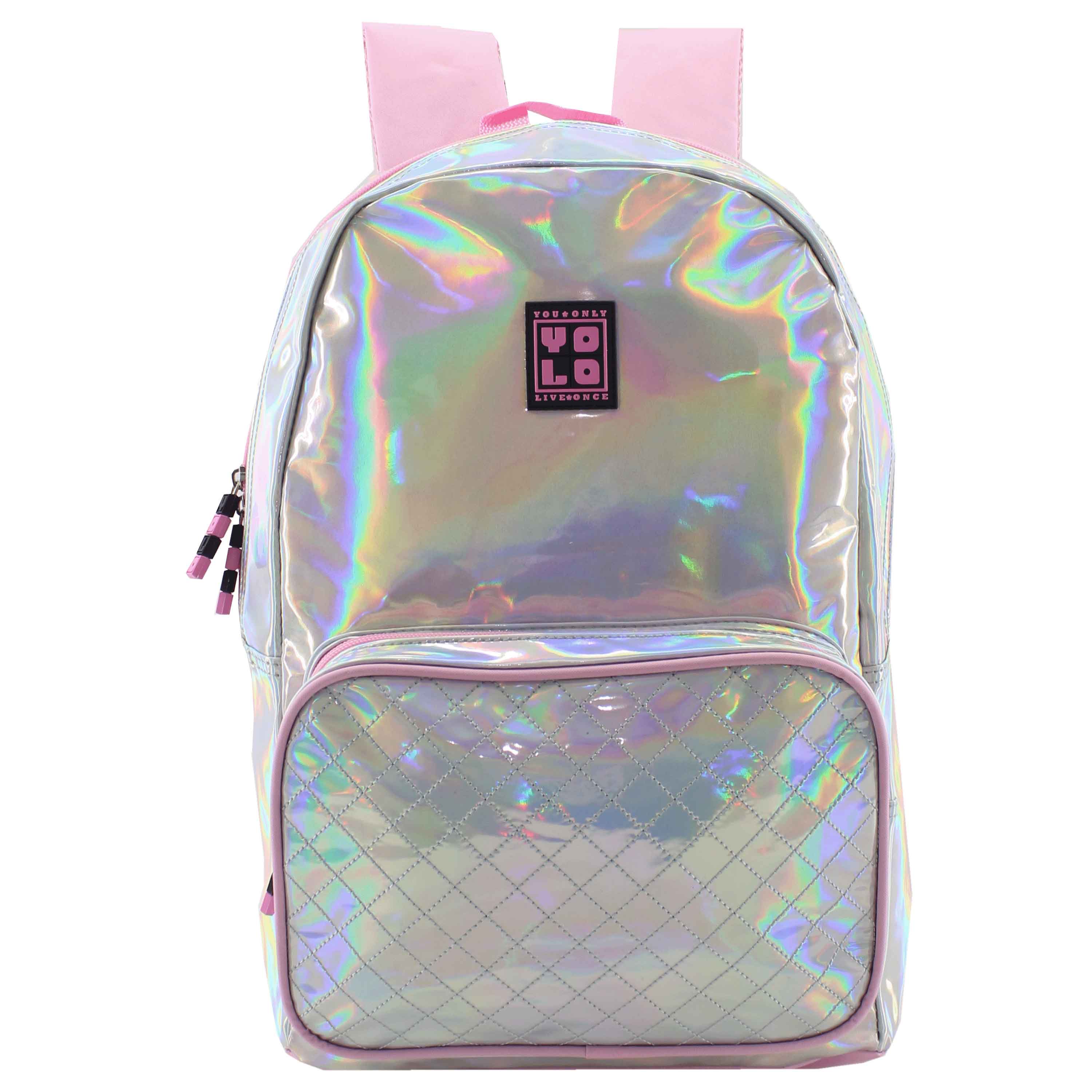 Mochila-Yolo-Juvenil-con-Compartimiento-Principal-y-un-Bolsillo-Peque-o-al-frente-Color-Plateado-1-55690