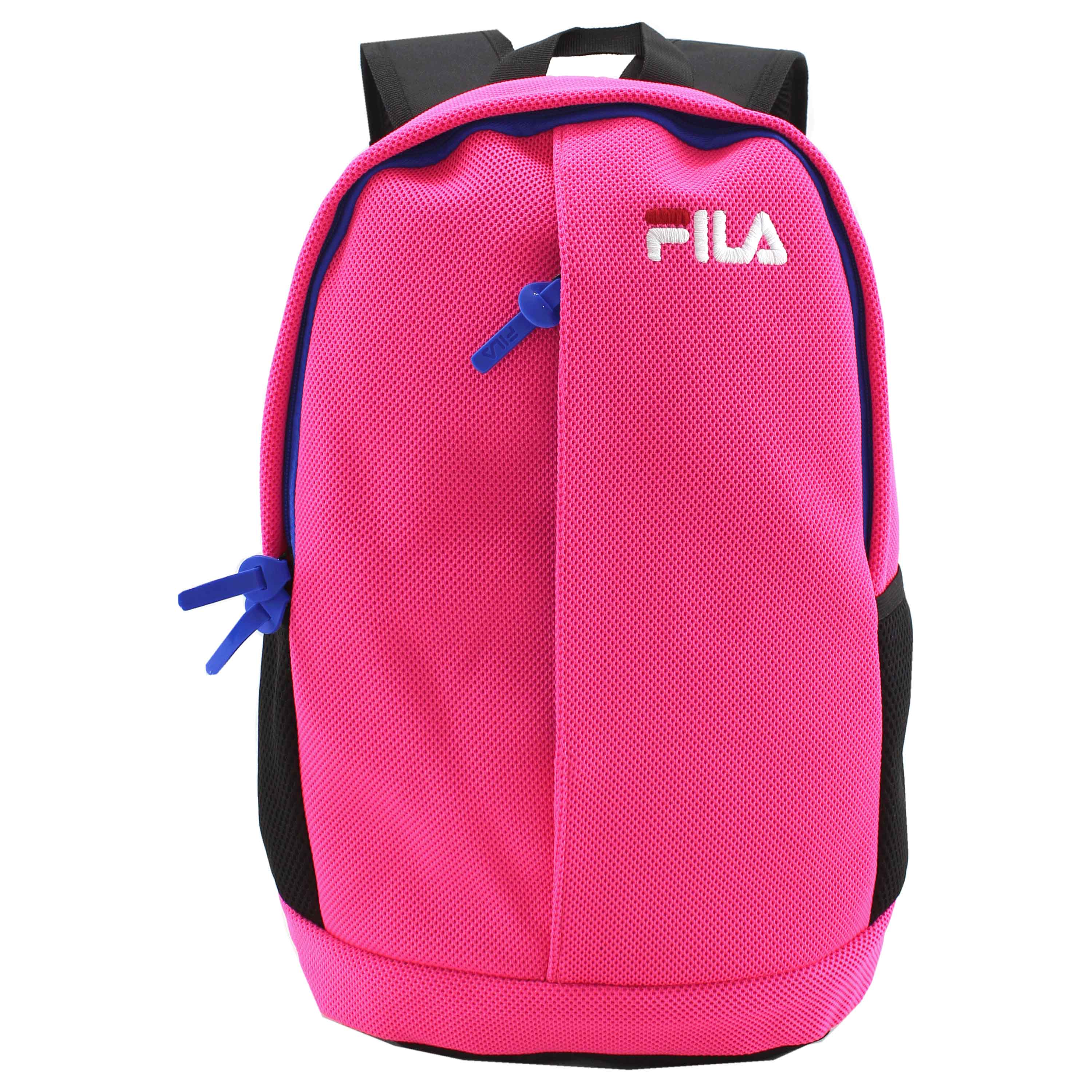 Mochila-Juvenil-Fila-con-Compartimiento-Principal-y-un-Compartimiento-Peque-o-al-Frente-con-Malla-en-los-Laterales-para-llevar-Botella-Color-Rosado-1-56221