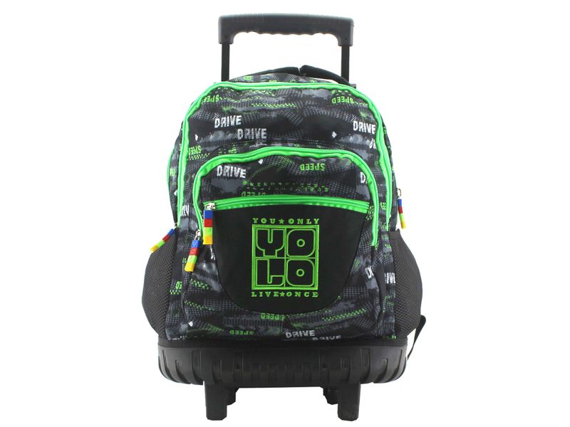 Mochila-Yolo-con-Ruedas-con-Compartimiento-Interno-para-Laptop-y-con-Malla-en-los-Laterales-para-llevar-Botella-Estampado-Color-Negro-con-Verde-1-55729