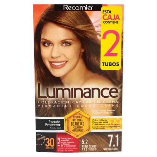 Tinte para cabello rubio cenizo Luminance - 50 ml