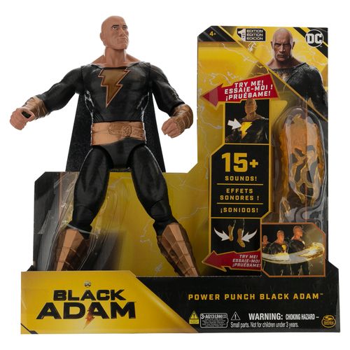 Figura DC Comics N.12 Black Adam Interactiva Sonidos