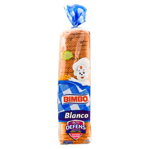 Pan Blanco Marca Bimbo Para Sandwich Xg - 720gr