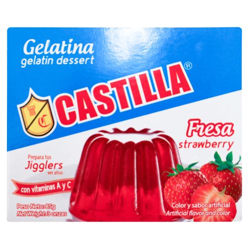 Gelatina Castilla de Cereza Cajita - 85 g
