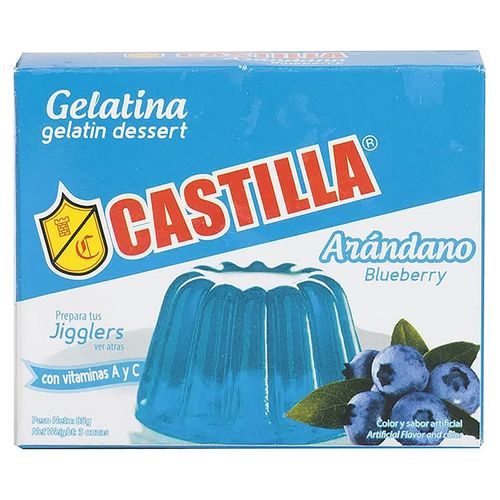 Gelatina Castilla Arandano - 1Lb