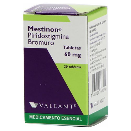 Mestinon Icn Grosman 60Mg 20Tabletas