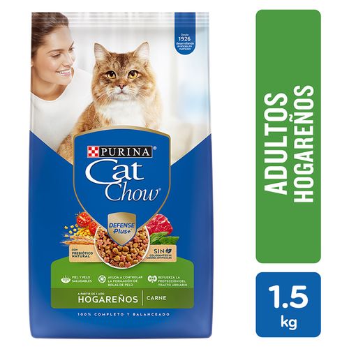 Alimento Gato marca Purina Cat Chow Hogareños Carne -1.5kg