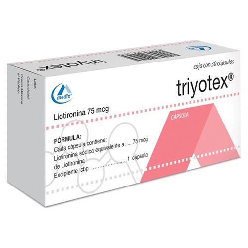 Triyotex 75 Mg X 30 Cápsulas