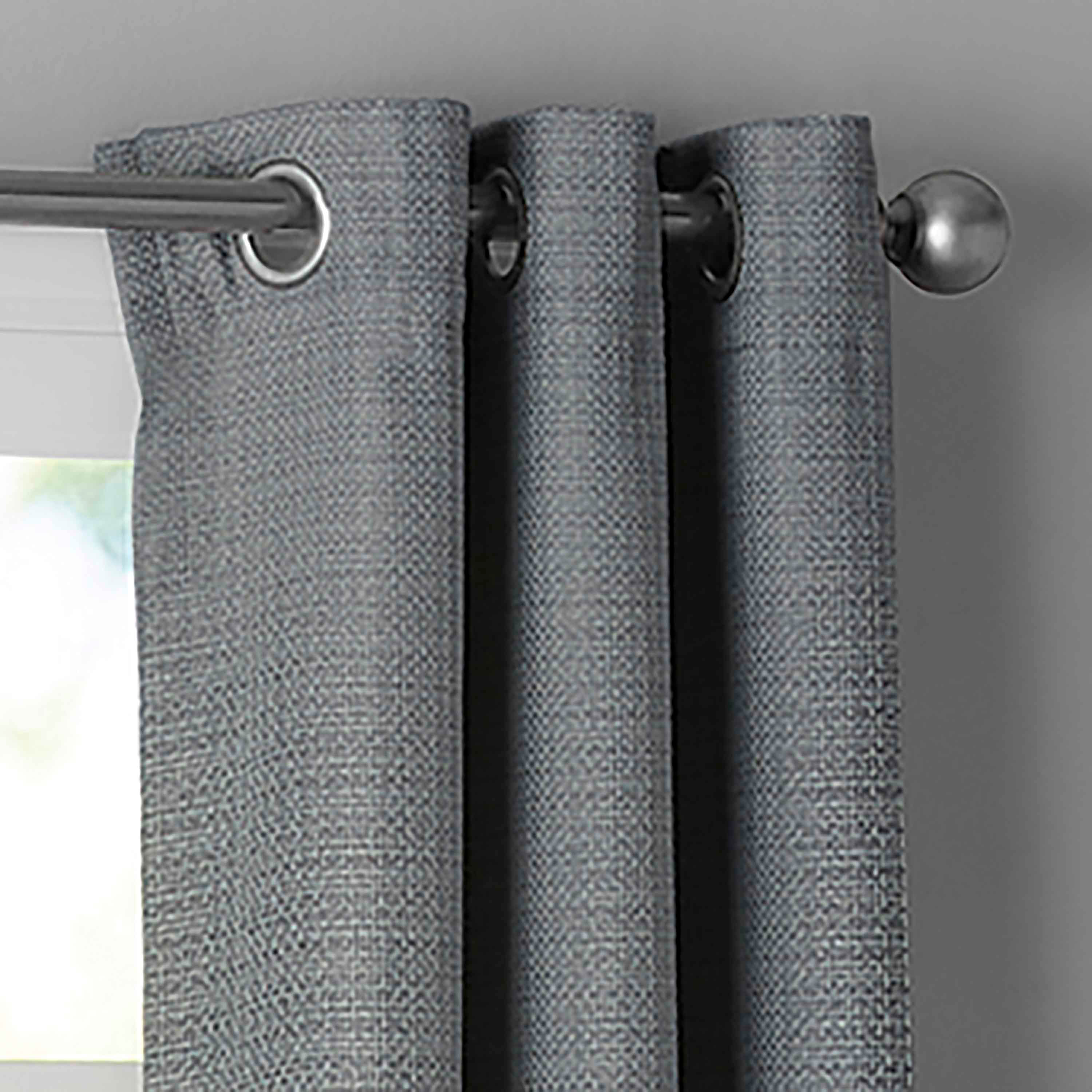 Cortinas Exterior 2x155x220cm Gris