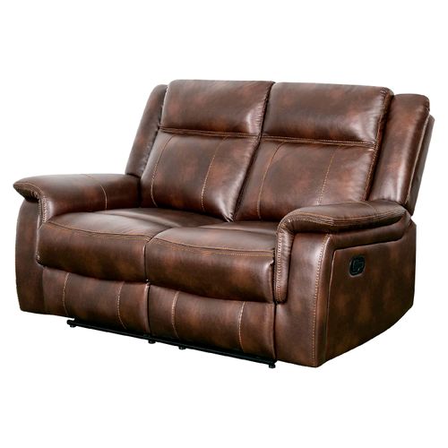 Sillón Reclinable Doble Marca Mainstays, leather gel, 94x103x164cm