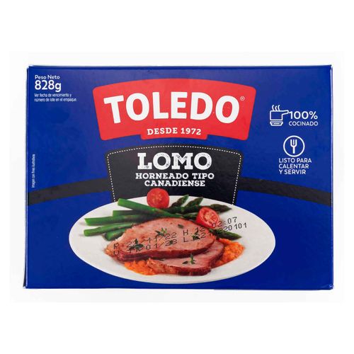 Lomo Canadiense De Cerdo Toledo Con Salsa Navideña - 828 g