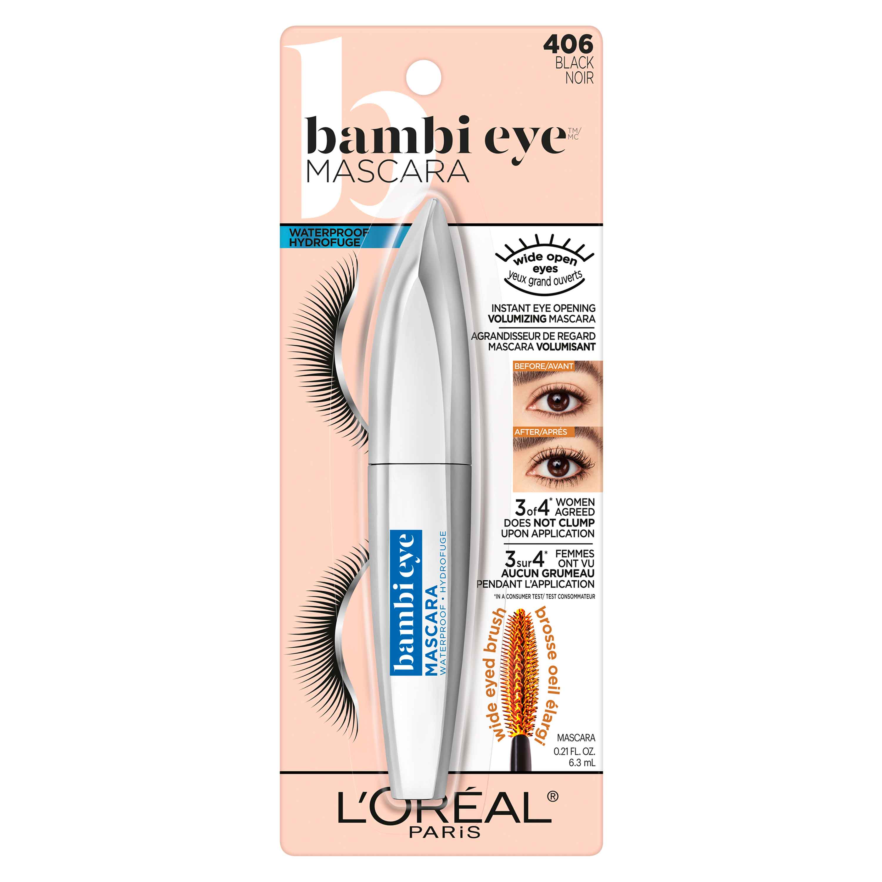 M-scara-Para-Pesta-as-L-Or-al-Paris-Bambi-Eye-A-Prueba-De-Agua-8-5ml-1-6935