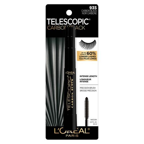 Máscara Para Pestañas L'Oréal Paris Telescopic Carbon Black - 8.0ml