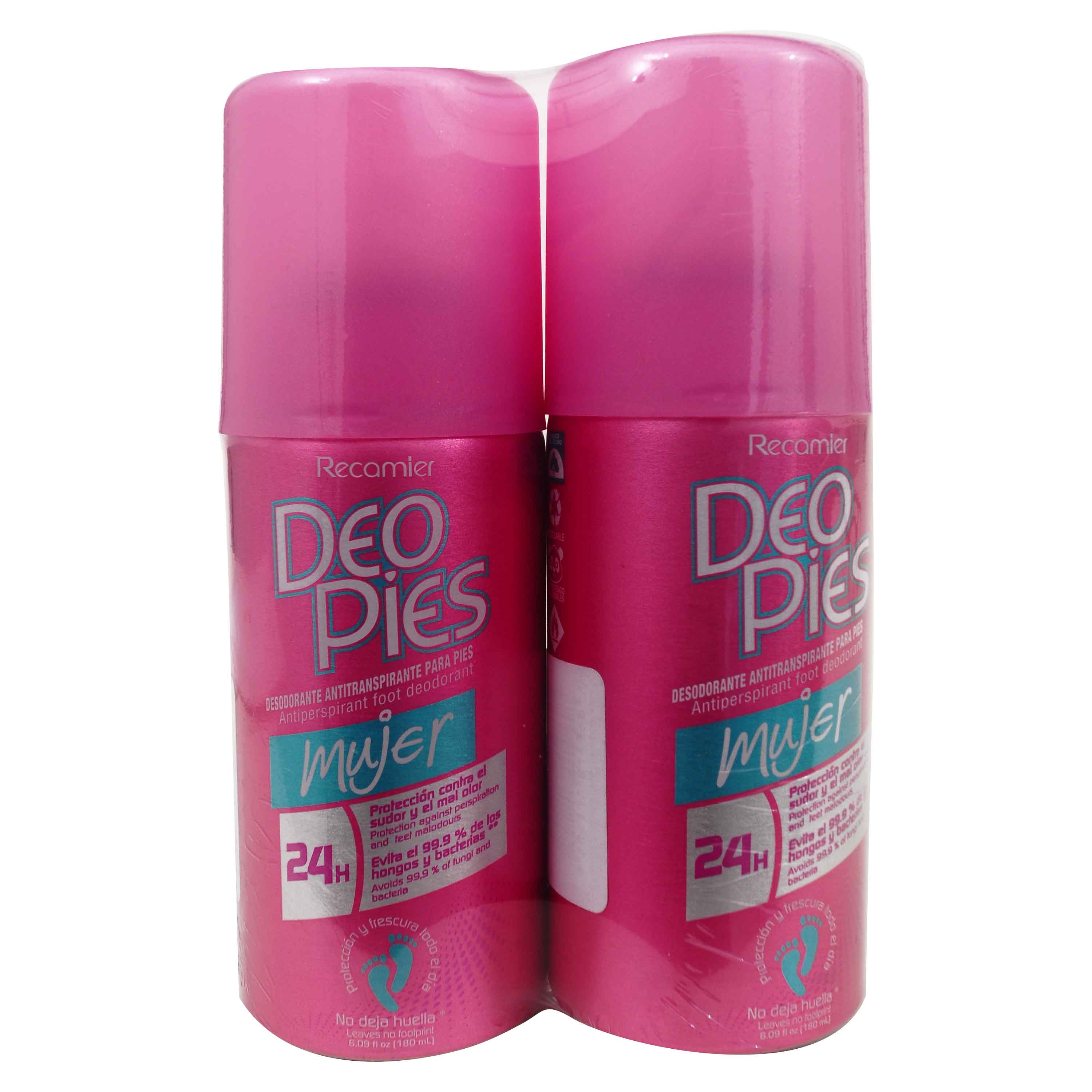 Comprar 2 Pack Desodorante Para Pies Deopies Mujer 360ml