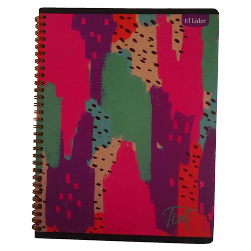 Cuaderno El Líder espiral grande plastificado - 80 hojas