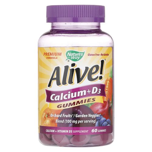 Vitamina Alive Calcio D3 60 Gummies