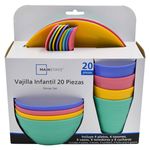 Vajilla-Infantil-De-Colores-George-Home-20-Piezas-Incluye-4-Platos-4-Tazones-4-Tenedores-4-Vasos-4-Cucharas-Modelo-Cama202056-11-52163