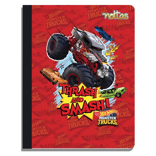 Cuaderno Nottas cosido pequeño pasta flexible diseño carros - 100 hojas