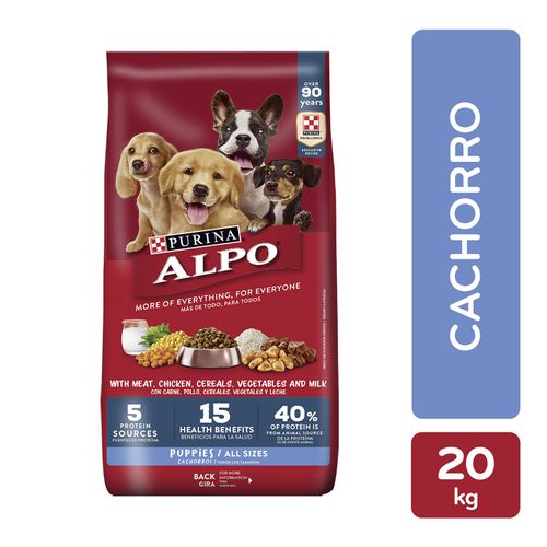 Alimento Perro Cachorro Purina Alpo Todos Los Tamaños 20kg