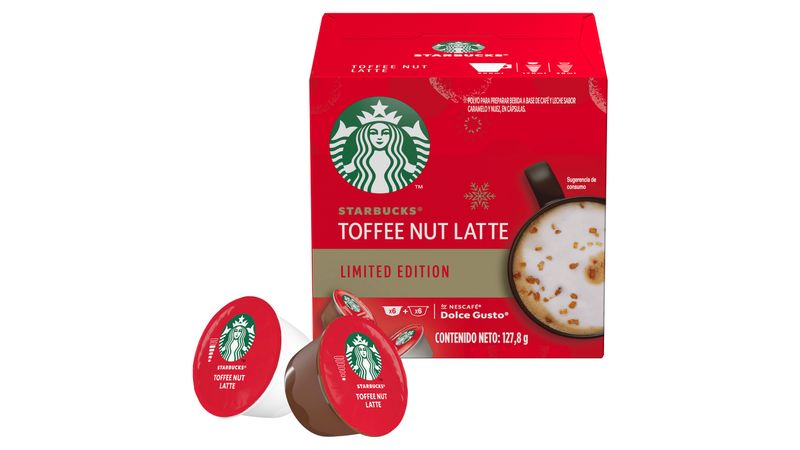 Starbucks® NESCAFÉ® Dolce Gusto® Toffee Nut Latte 12 Cápsulas X3