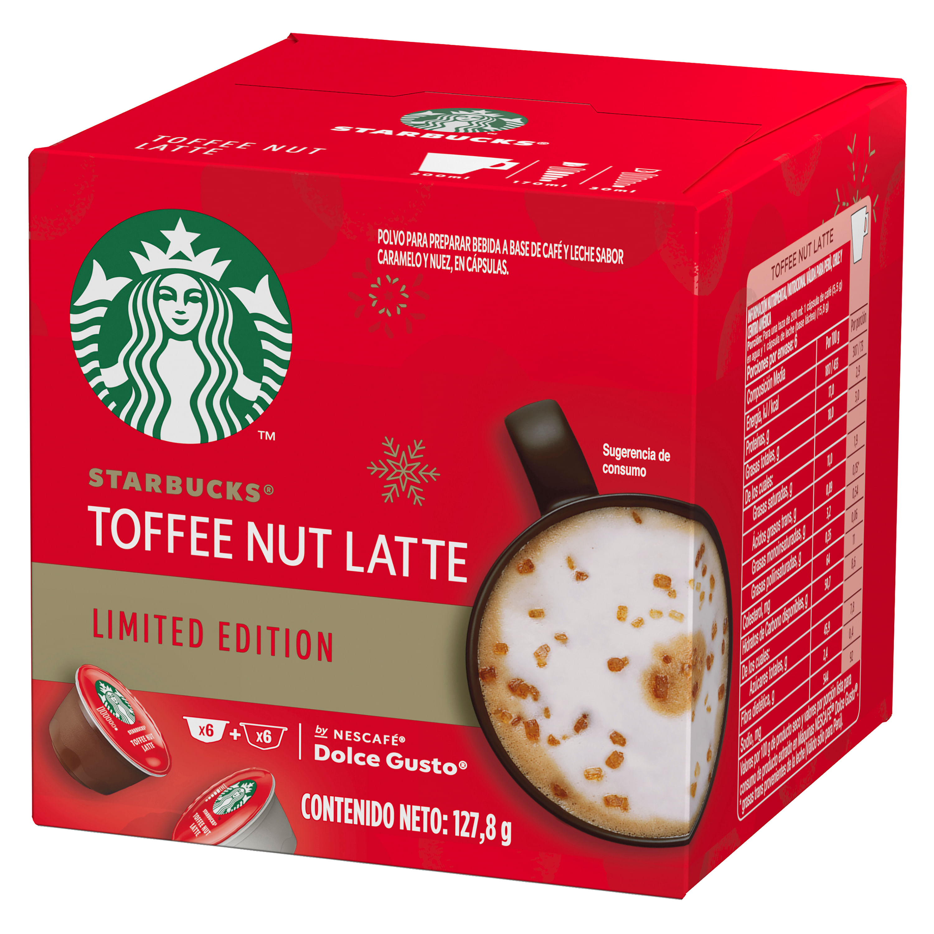 Comprar STARBUCKS by NESCAFÉ Dolce Gusto Toffee Nut Latte Caja 12 Cápsulas