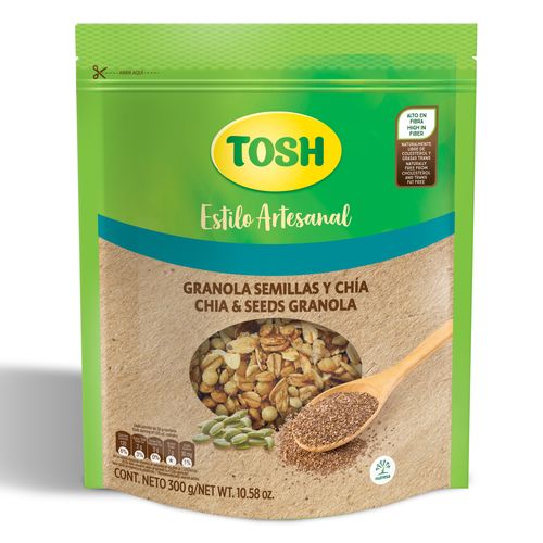 Granola Tosh Con Semillas Y Chía - 300g