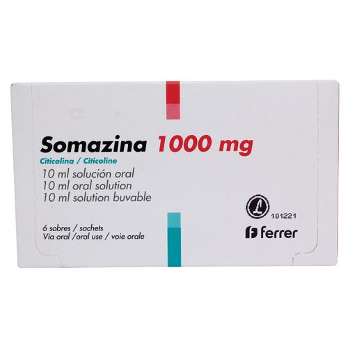 Somazina 100 Mg 10 ml X6 Sobres