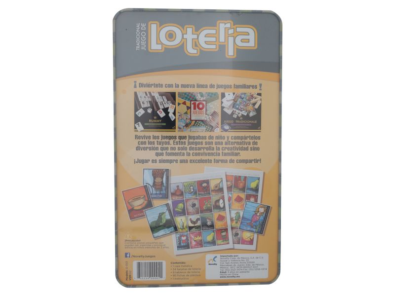 Comprar Juego Novelty Lotería En Tin Walmart Guatemala