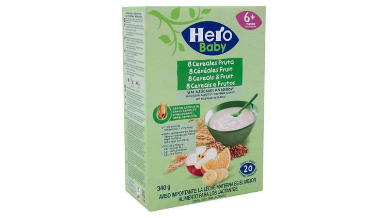 Comprar Cereal Hero Baby 8 Cereales - 340gr