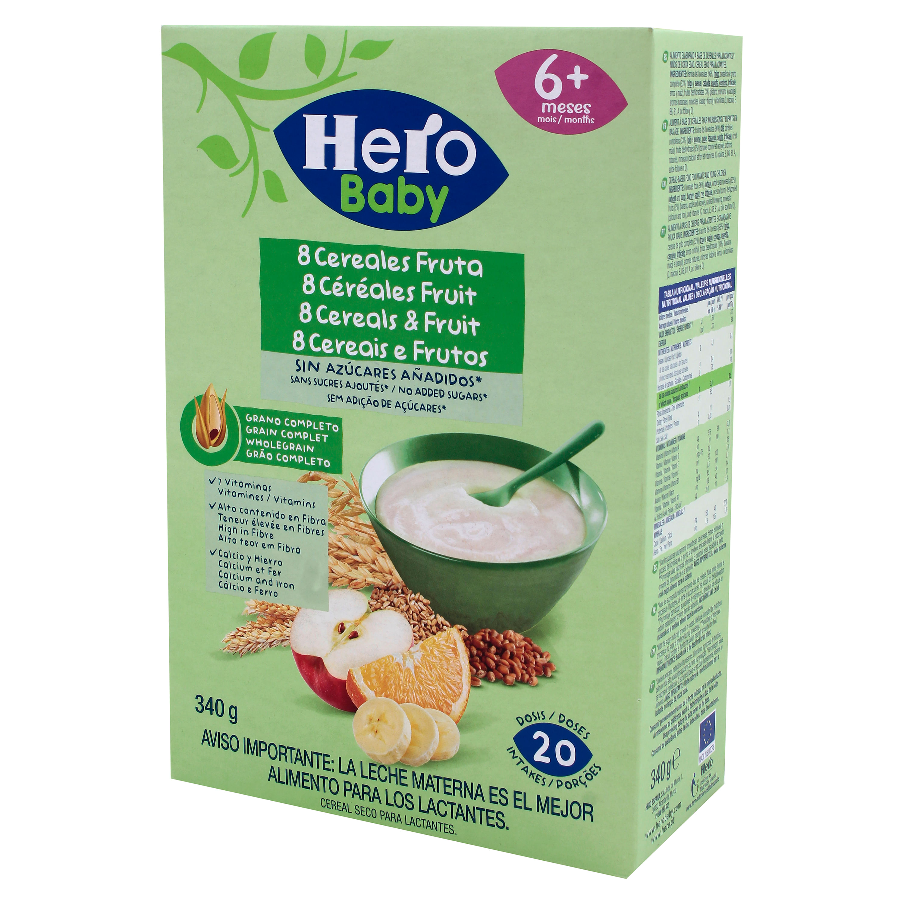 Educación para la salud: Conocemos los nuevos cereales infantiles Hero Baby  0% azúcares añadidos ni producidos. - La fábrica de los peques