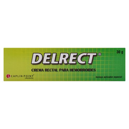 Crema Rectal Delrect Para Hemorroides 30gr