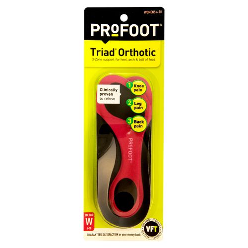 Plantilla Profoot triad ortopédica para mujer - 2 Uds