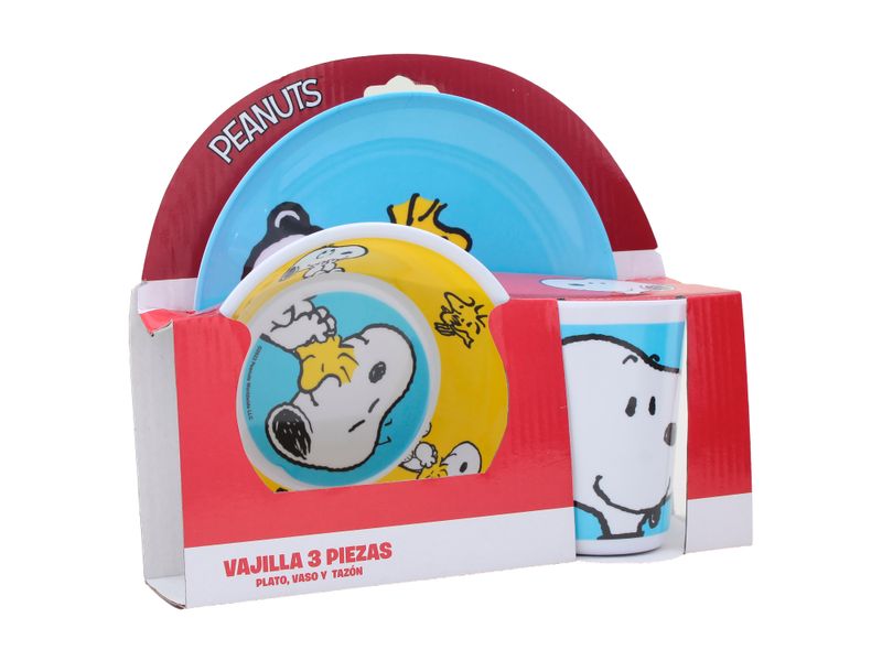 Vajilla-Fun-Kids-De-Melamina-Snoopy-3-Piezas-2-58605