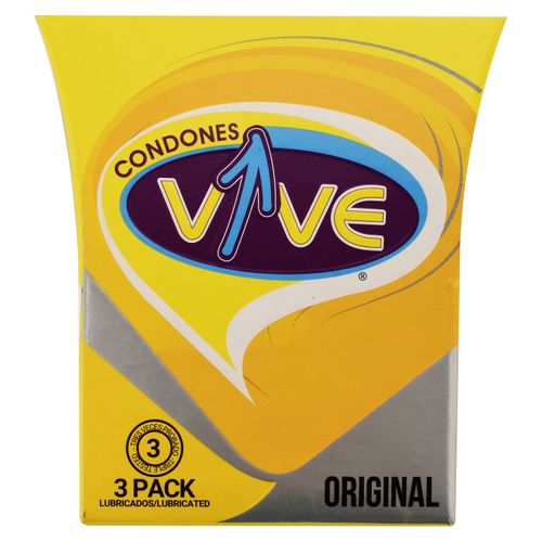 Vive Condón Original 3 Unidades